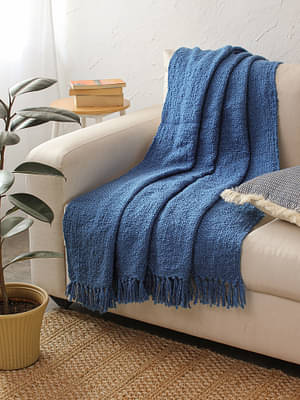 House This Niltava Throw (Blue) image